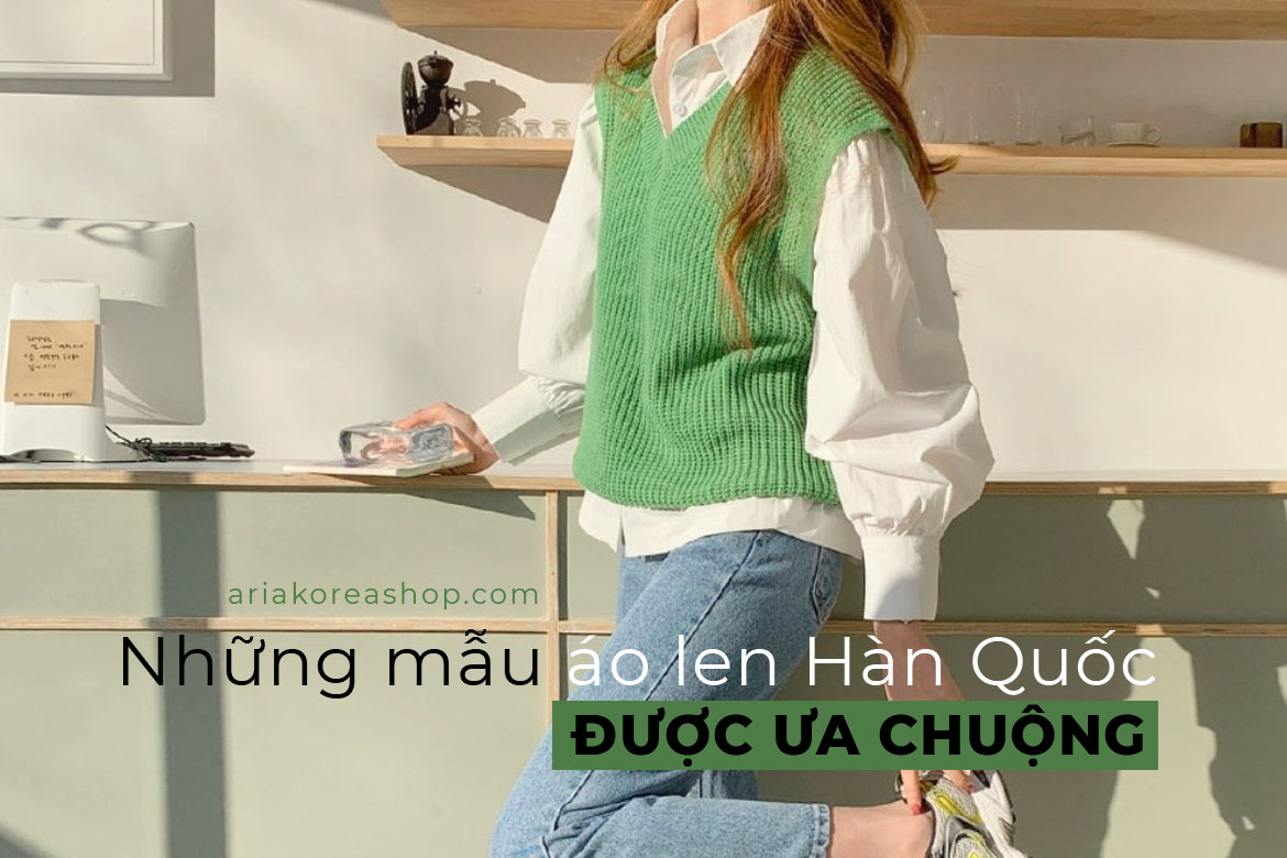 Áo len Hàn Quốc Aria