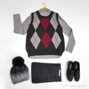 Áo gile len Hàn Quốc Knit00335
