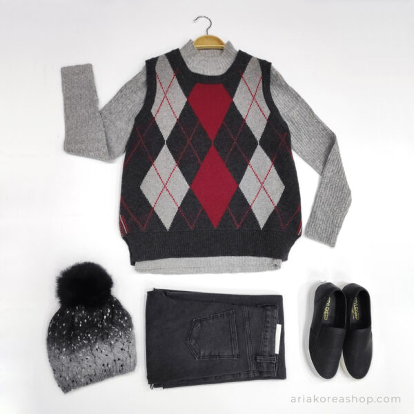 Áo gile len Hàn Quốc Knit00335