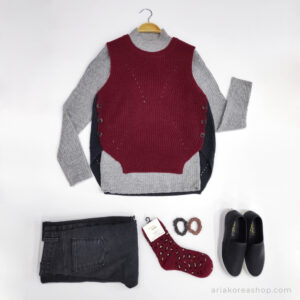 Áo gile len Hàn Quốc Knit00448