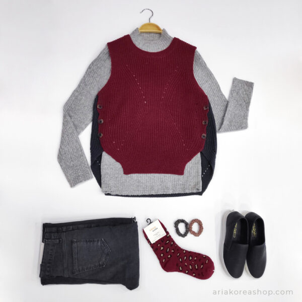 Áo gile len Hàn Quốc Knit00448